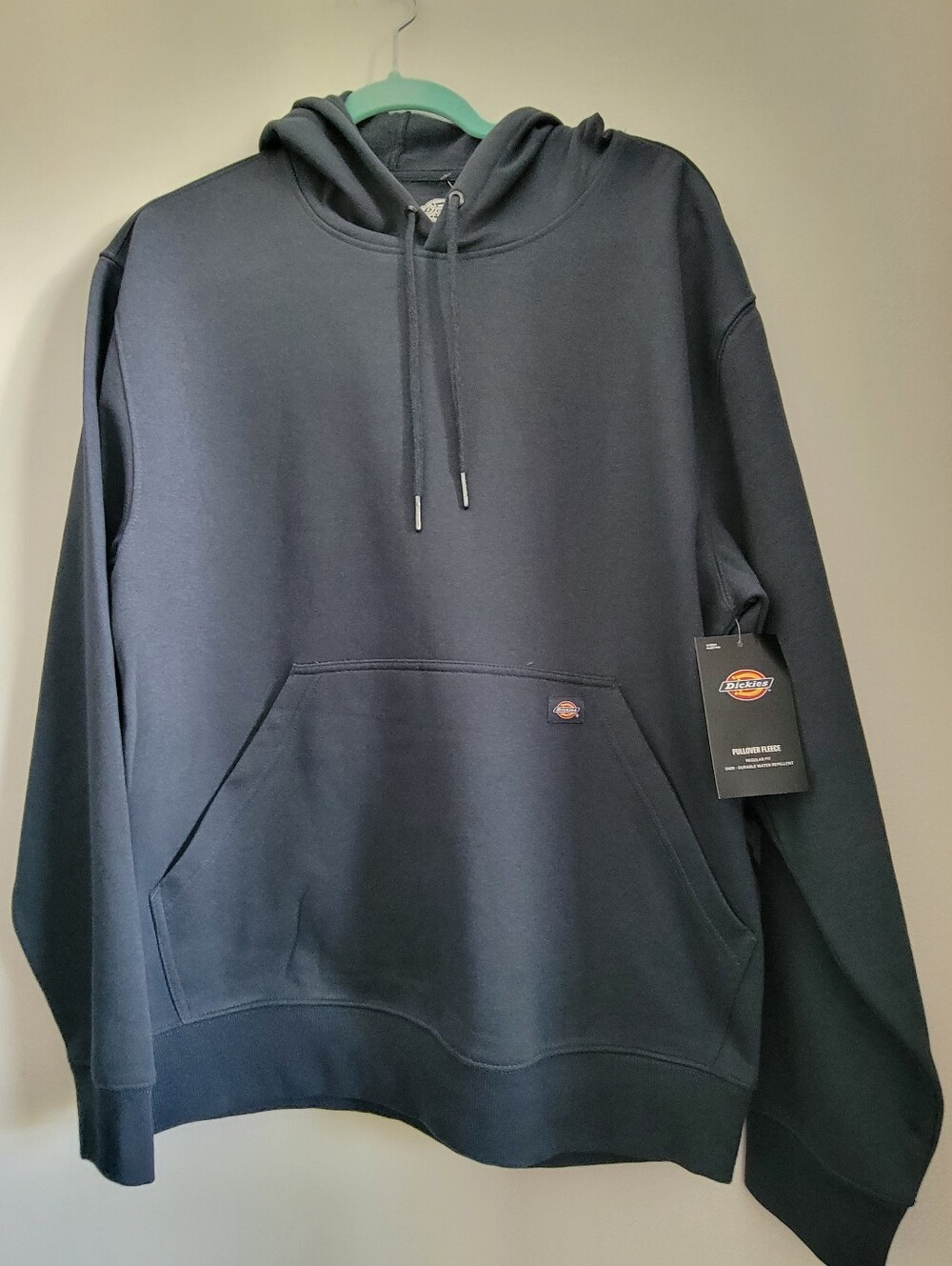 NWT Dickies Men's Dark Gray Pullover Hoodie Sweater - Size M